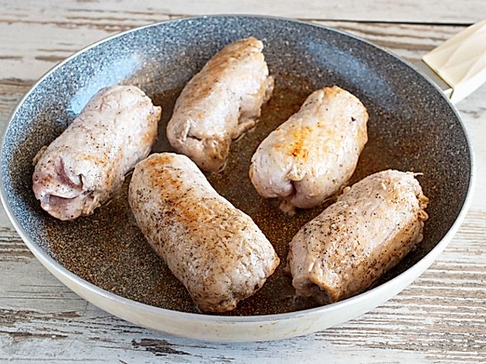 Polpette con ripieno di funghi