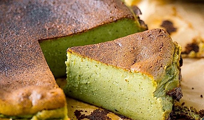 Баскский чизкейк Матча 抹茶 バ ス ク チ ー ズ ケ ー キ