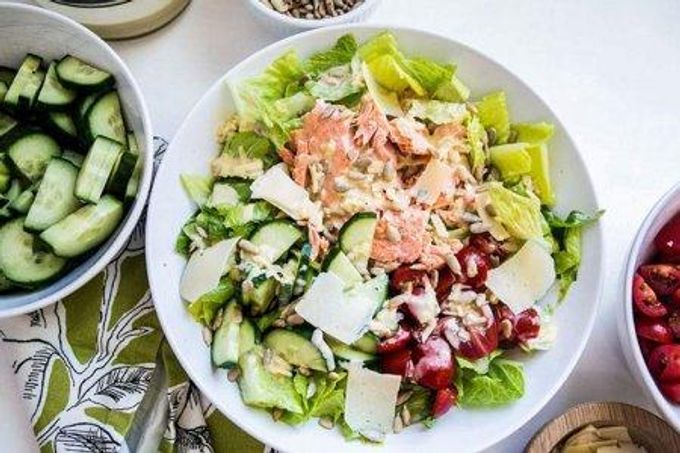 20 lækreste salater med krabbekød