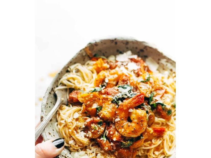 Garpc Butter Capelpni Pomodoro dengan Udang