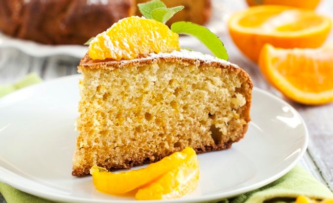 Muffin mit Orange