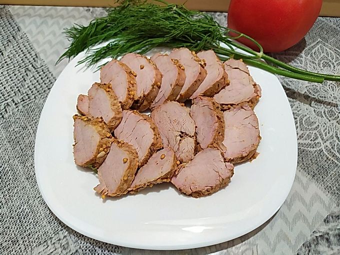 שקדי חזיר בנייר כסף בתנור