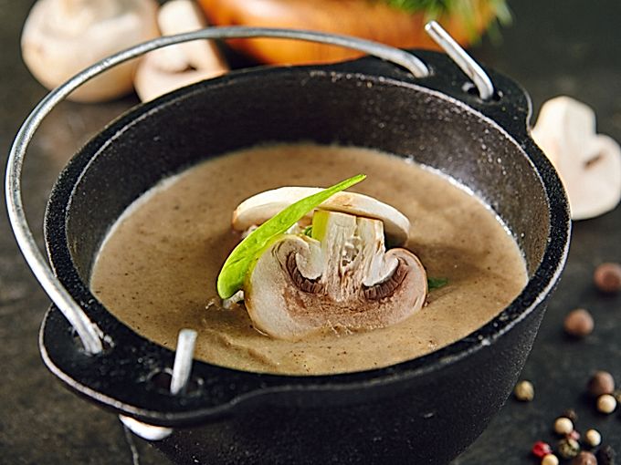 Molho de cogumelos vegan