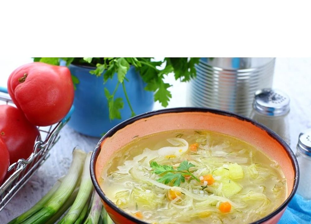 Sopa d’arròs amb xucrut