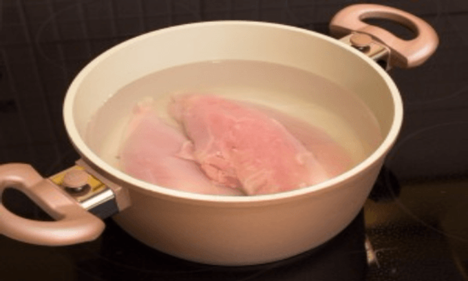 치킨 필레 삶기