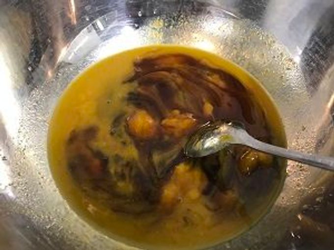 Salsa de miel y mango al estilo asiático