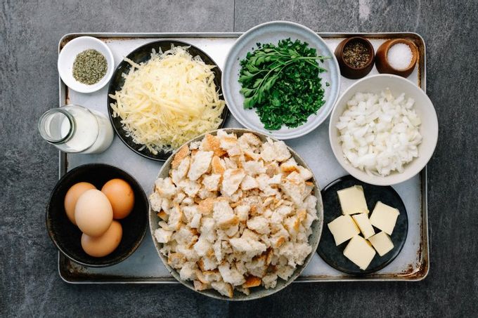 Kaspressknödel: Składniki