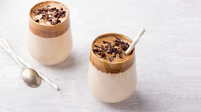 Dalgon kaffecocktail med glass