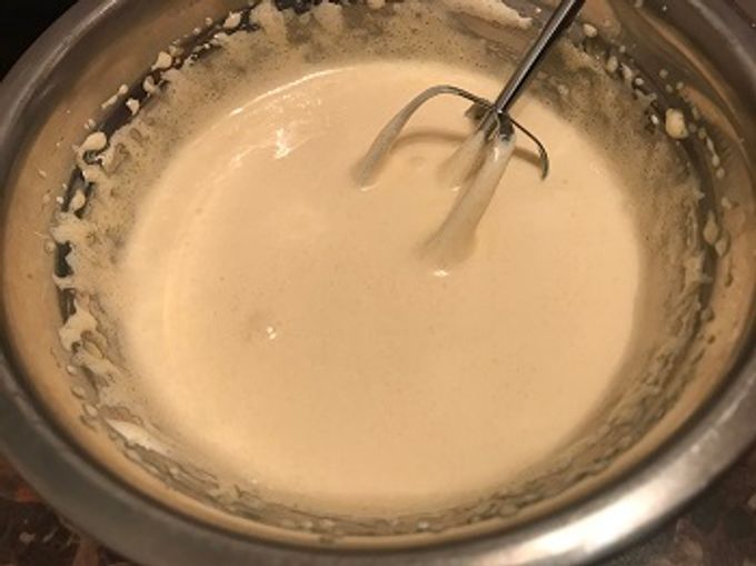 Homemade chocolate ice cream