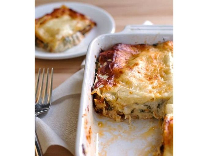Lasagna cu cremă de pui Caesar