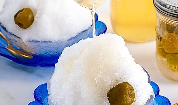 Умэ бритый лед 梅 シ ロ ッ プ の か き 氷