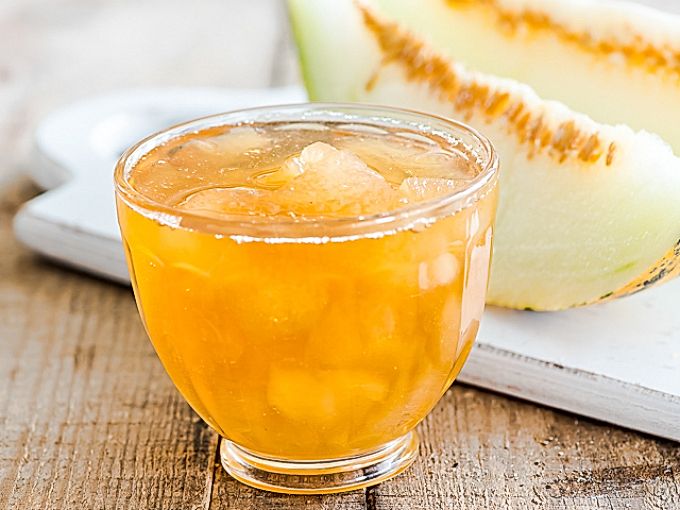 Tolles Dessert für echte Feinschmecker: Melone in Gelee