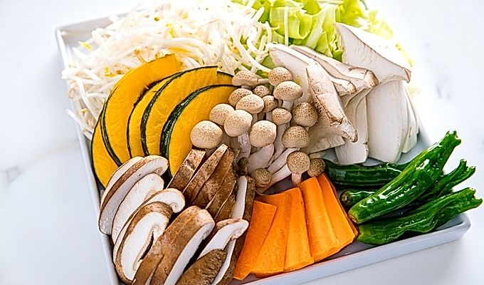 Legume pentru Teppanyaki