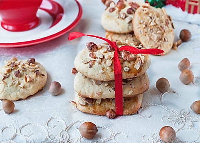 Biscotti alla banana con noci