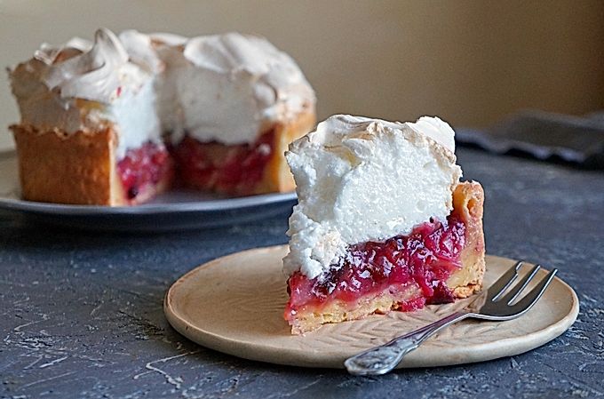 Torta de maçã com merengue
