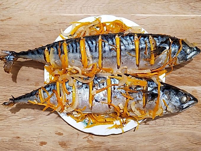 Sgombro al forno