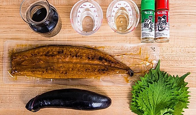 Melanzane Unagi Donburi Ingredienti