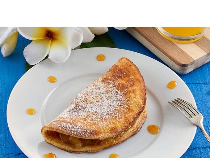 Omelete com conhaque
