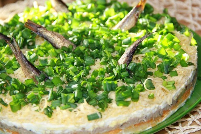 Ensalada con espadines