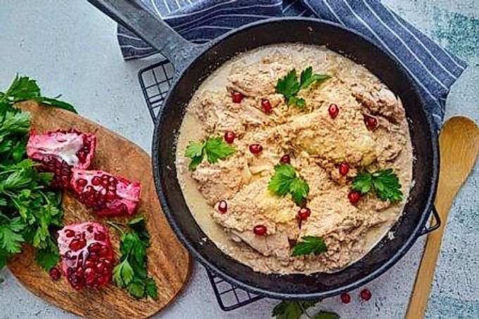 10 resipi satsivi ayam Georgia yang cantik