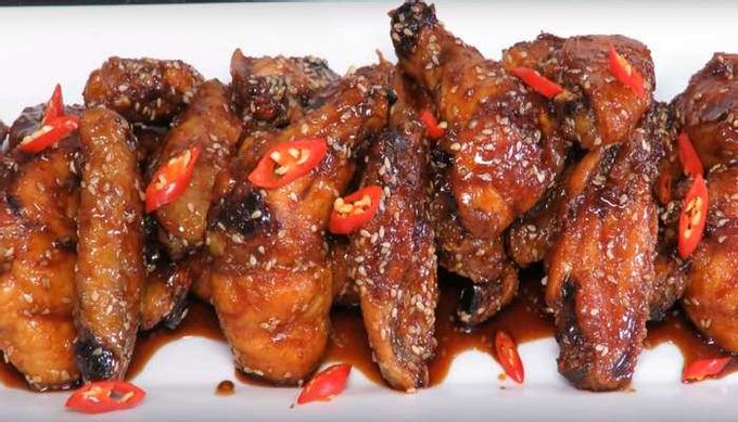 Skrzydełka z sosem teriyaki