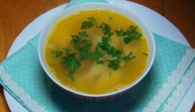 Zupa grochowa z kurczakiem kurczak wędzony[ |]smażony