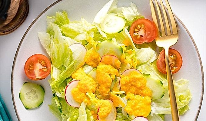 Морковно-имбирный соус に ん じ ん ド レ ッ シ ン グ