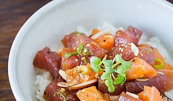 Poke Bowl | สูตรอาหารญี่ปุ่นง่าย ๆ ที่