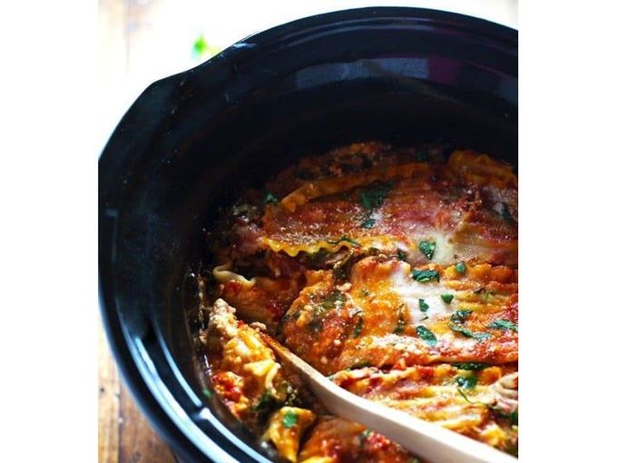 Lasagna Super Easy Skinny Veggie Crockpot