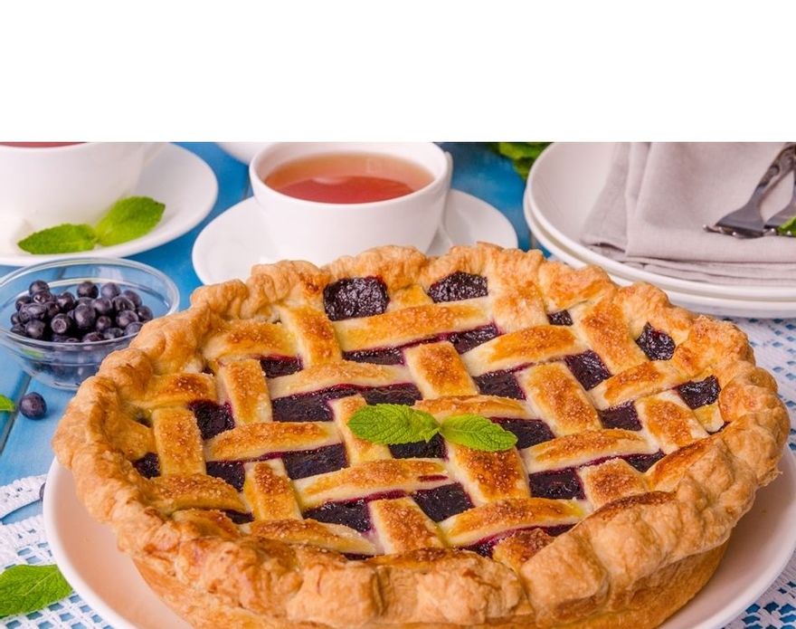 Tarte aux myrtilles