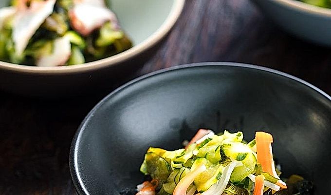 Japanischer Gurkensalat (Sunomono) 酢の物