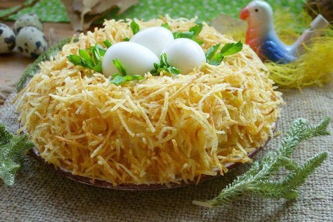 Klassisk Capercaillie Nest Salat