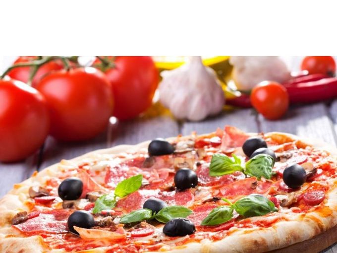 Pizza cu pui și ciuperci