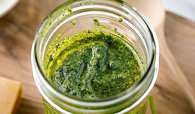Domowe Pesto Shiso 大葉ジェノベーゼ