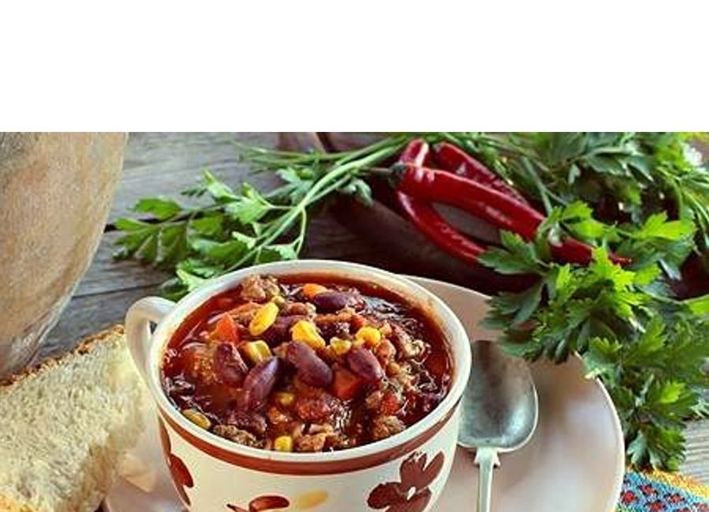 Krydret mexicansk bønnesuppe