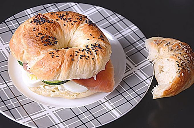 Bagels amb salmó