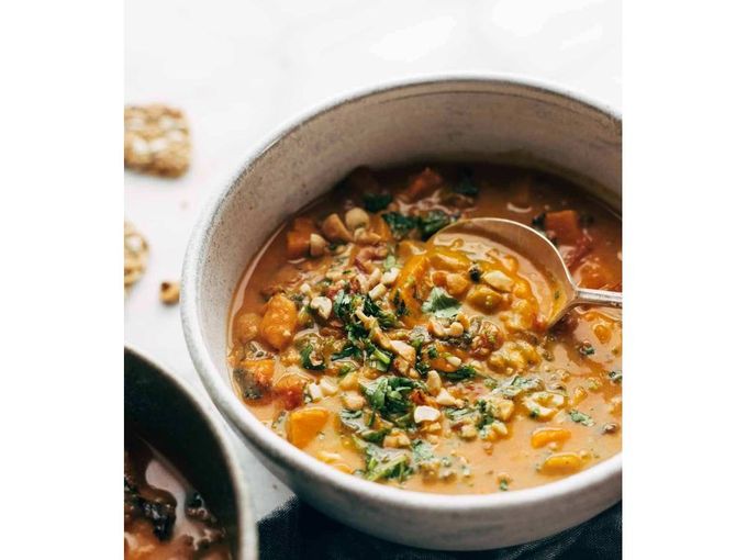 Frysemåltid Spicy Sweet Potato Peanut Stew