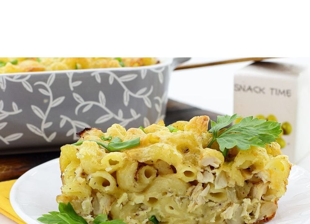 Caçarola de macarrão de frango
