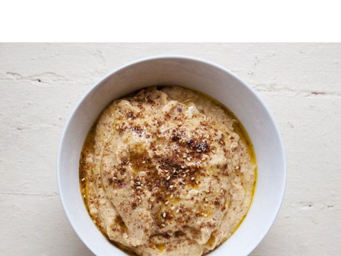 Dip z pieczonej cukinii i ciecierzycy z przepisem Za'atar