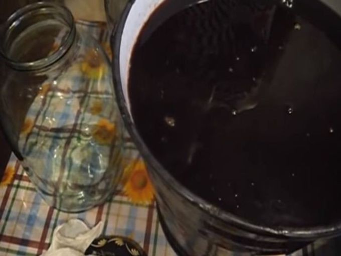 wine in a bucket