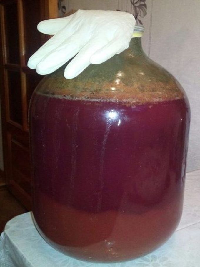 juice in a bottle