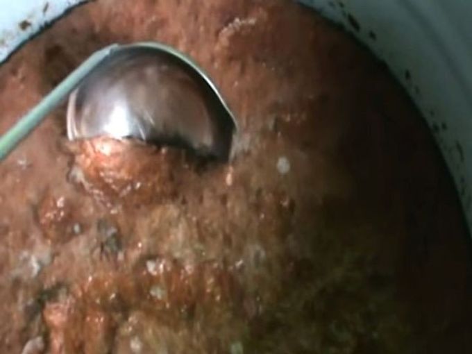 cake in a bucket