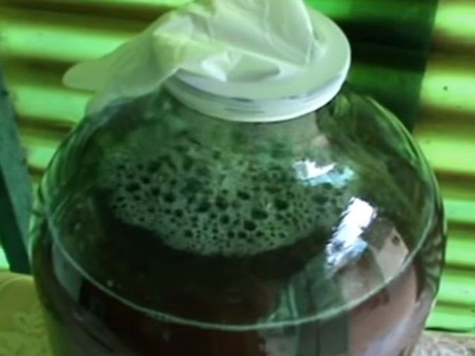 a jar of wine