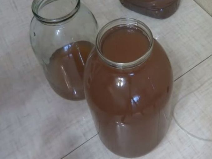 wine in jars