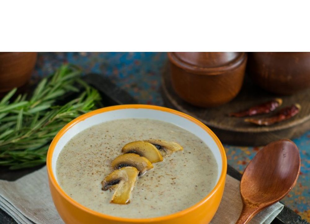 Zarte cremige Pilzsuppe von Jamie Oliver