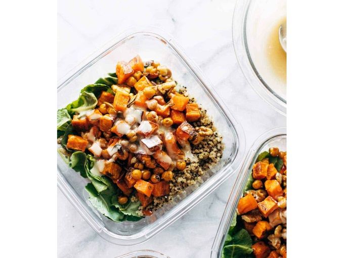 Salade de patates douces au quinoa